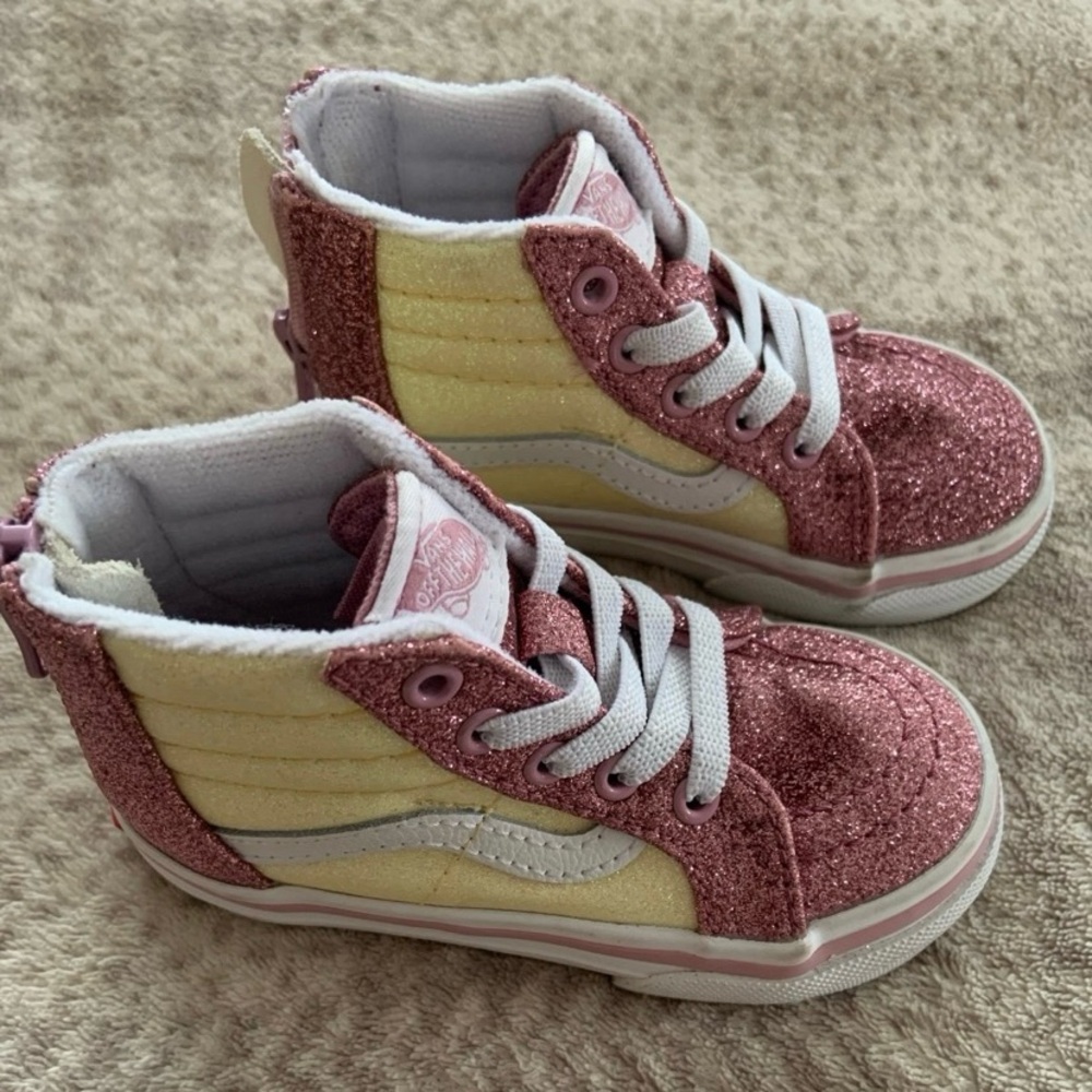 Toddler girls Vans size 5c
